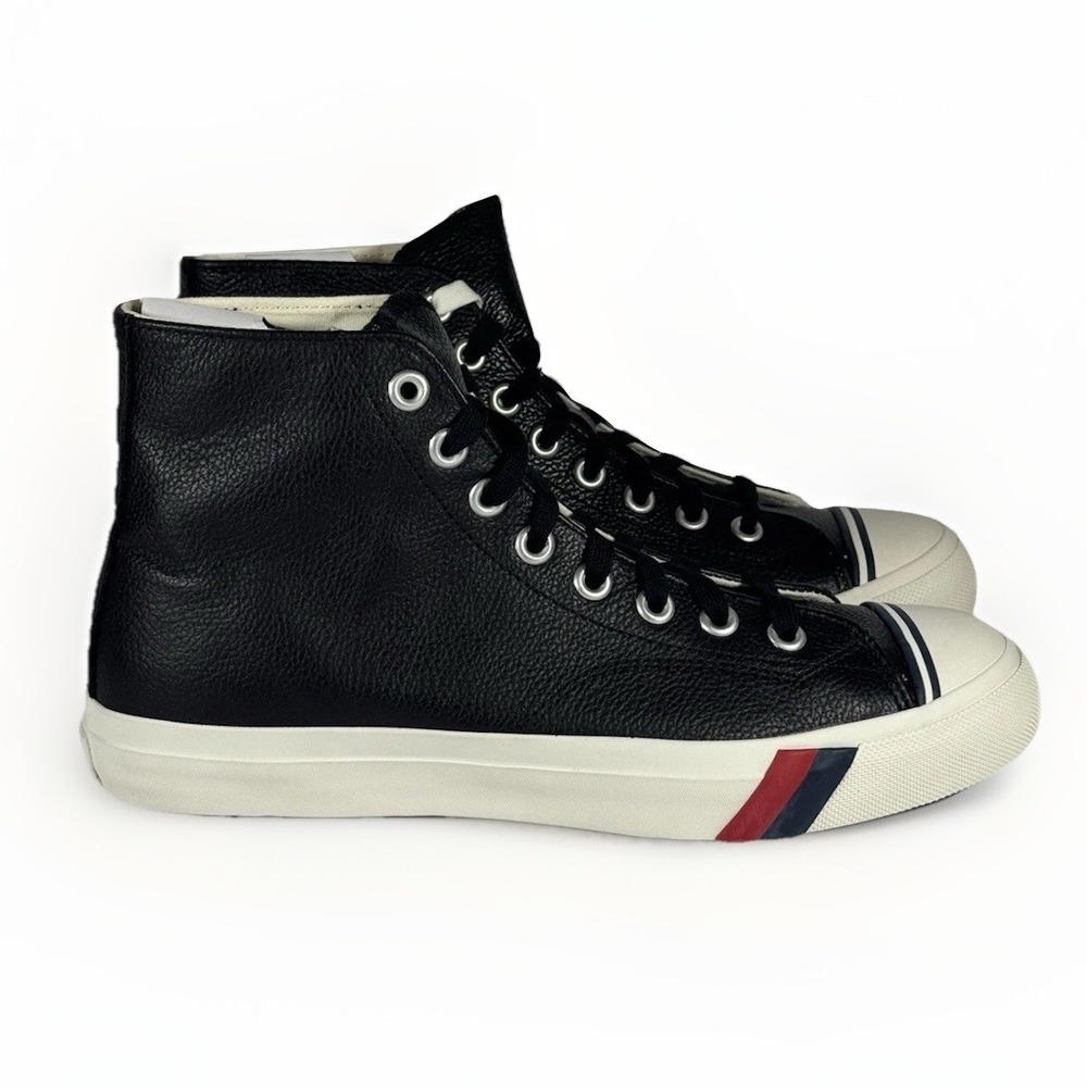 Pro-Keds Royal‎ Hi Leather Black High Top Sneakers PH64114 Mens Size 10